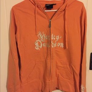 Women’s Large Harley Davidson zip up